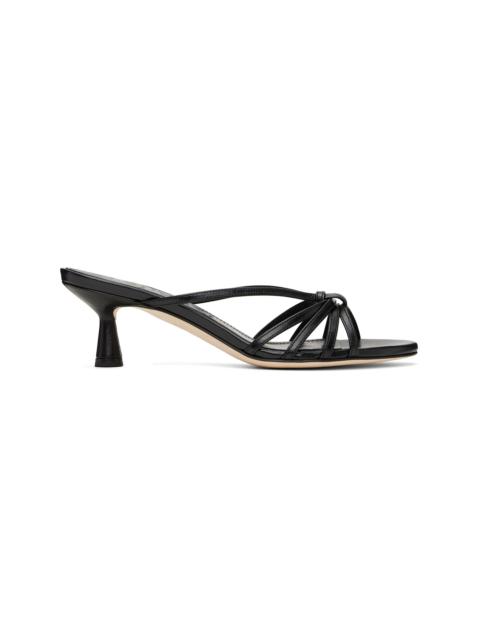 Aeyde Black Abby Leather Mules
