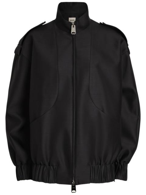 KHAITE Khaite Sigi Wool and Silk-blend Jacket