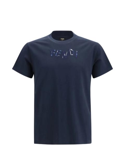 FENDI Fendi Embroidered T-shirt