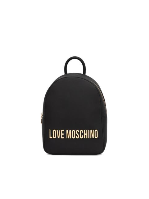 Moschino logo-lettering backpack