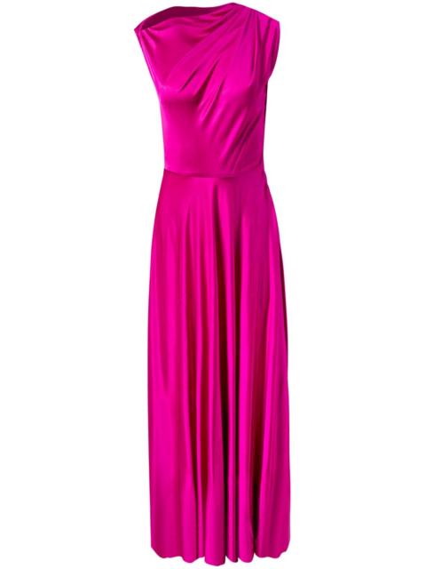 Alejandra Alonso Rojas one-shoulder silk gown
