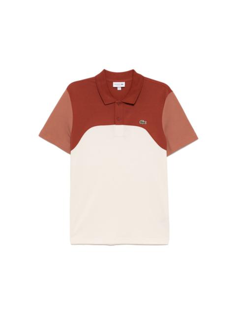 contrasting cuffs polo shirt