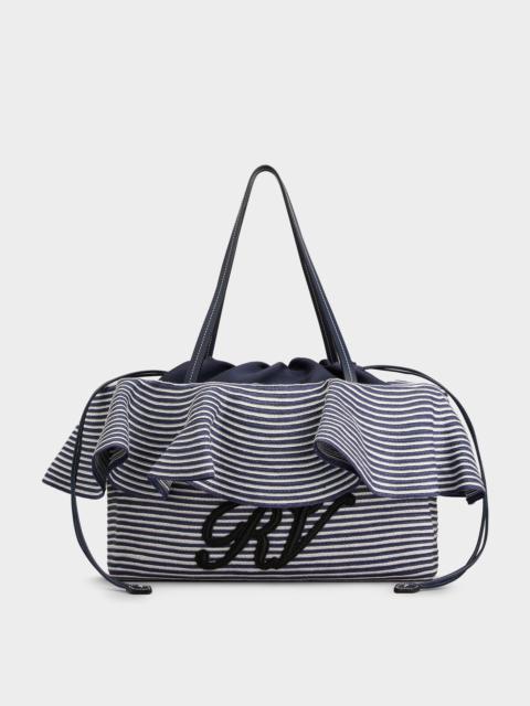 Roger Vivier Medium Shopping Bag in raffia