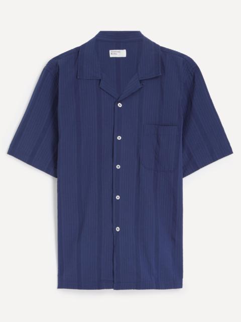 Universal Works Blue Maui Cotton Road Shirt