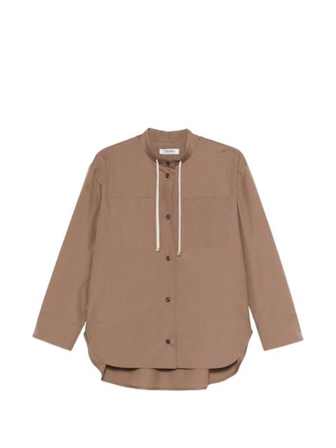 'S Max Mara drawstring pocket shirt