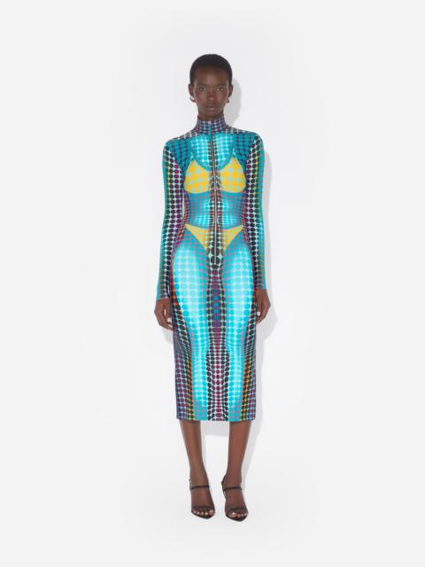 Jean Paul Gaultier RE-EDITION - THE BLUE DOTS PRINT DRESS