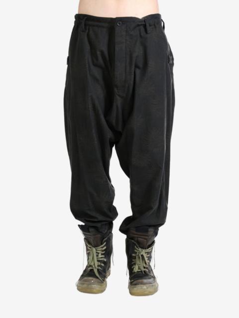 Yohji Yamamoto drop crotch trousers