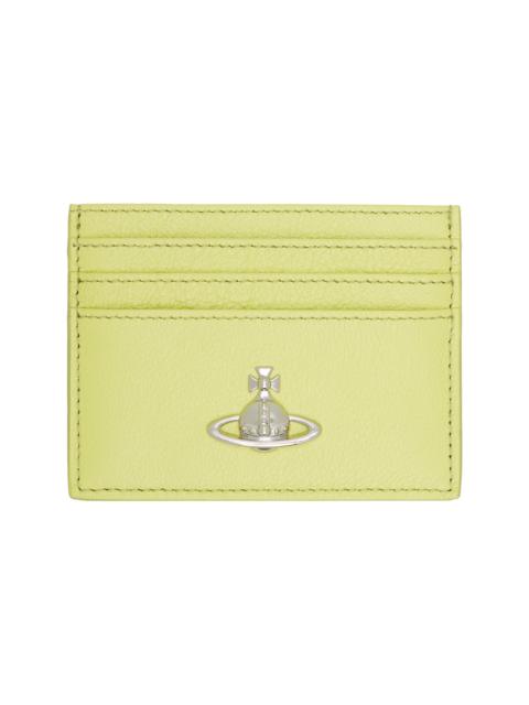 Vivienne Westwood Green Flat Card Holder