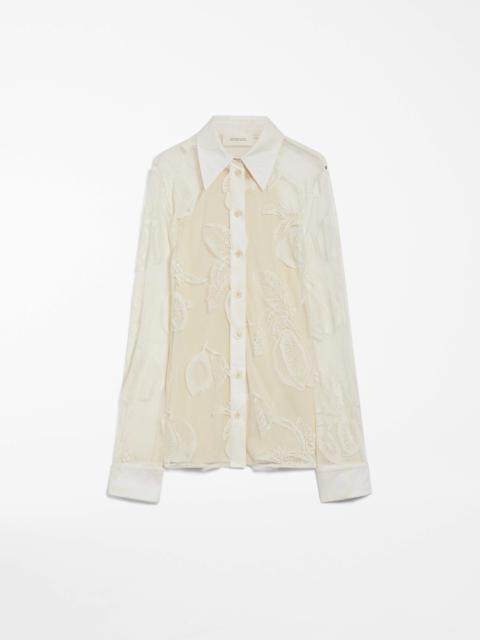 Sportmax ASTI Printed lace shirt