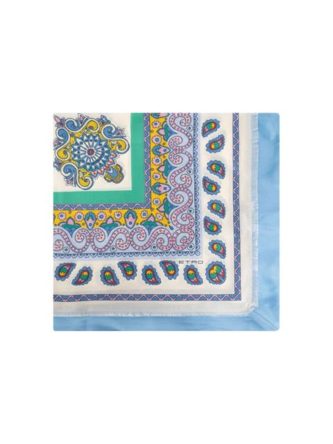 Etro graphic print scarf