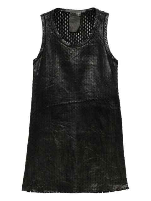 Carol Christian Poell perforated leather dress