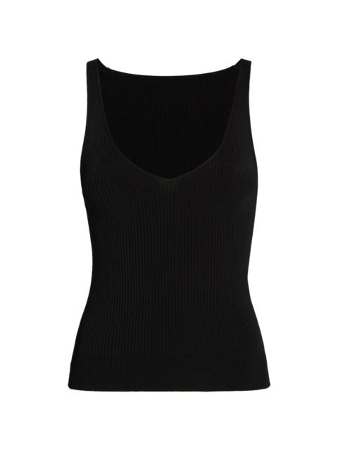 Another Tomorrow ribbed-knit tank top