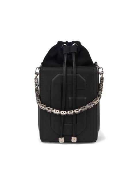 GCDS logo-embossed shoulder bag