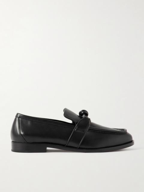 Bottega Veneta Astaire Knot-Detailed Leather Loafers