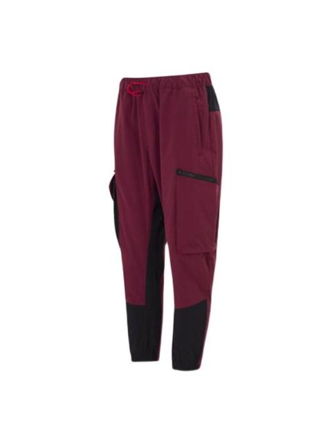 Men's adidas Cny Wvpnt Contrast Color Stitching Sports Pants/Trousers/Joggers Red HC0263