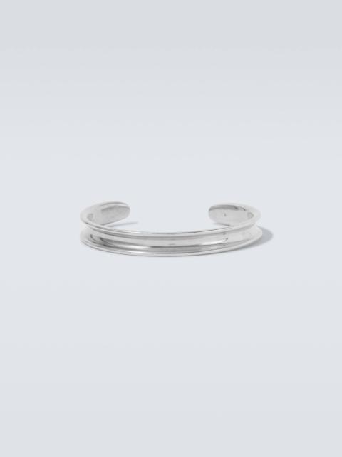 SAINT LAURENT Groove cuff bracelet