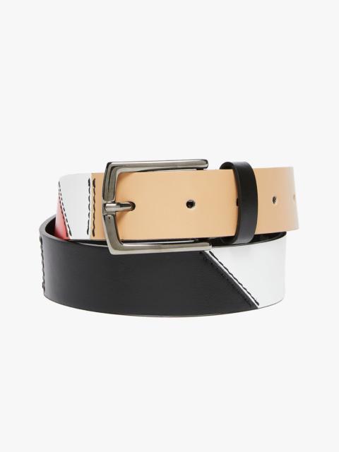 Max Mara PEDONE Multicoloured leather belt