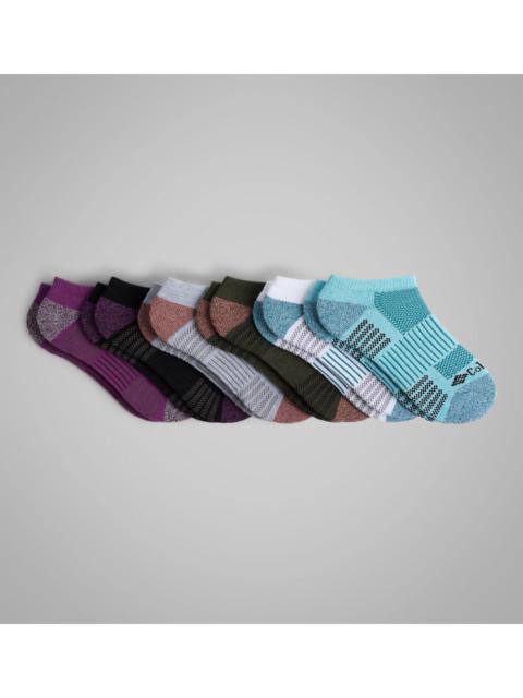 Columbia Women's No-Show With Pique Footbed Socks - 6 Pack