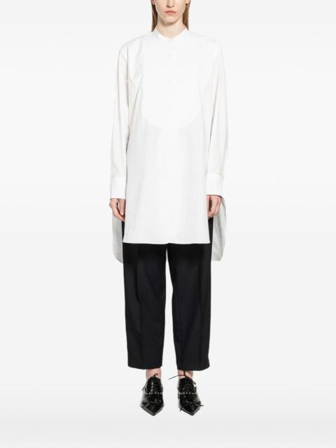 Jil Sander band collar shirt