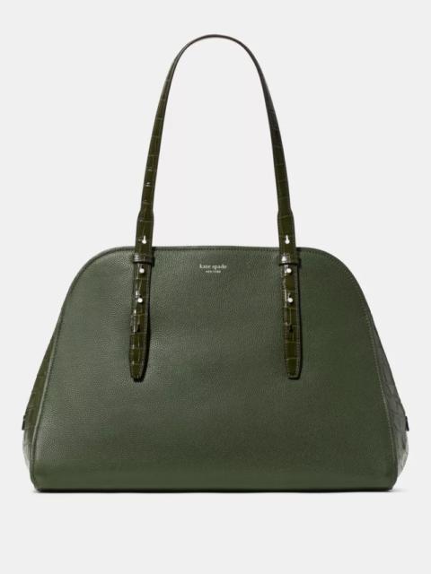 kate spade Do It All Croc Embossed Maise Carryall