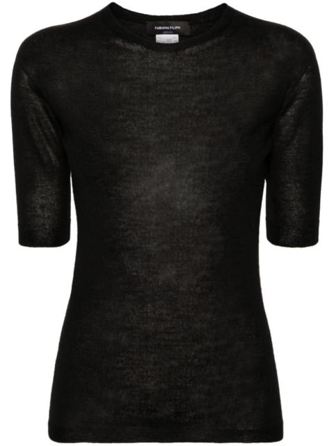 FABIANA FILIPPI short-sleeve fine-knit jumper