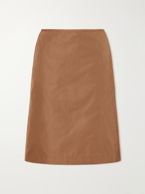 Jil Sander Satin Midi Skirt