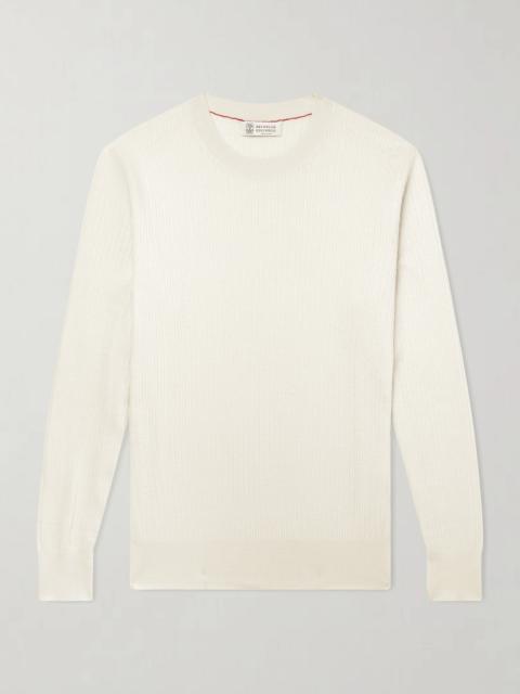Brunello Cucinelli Knitted Cotton Sweater