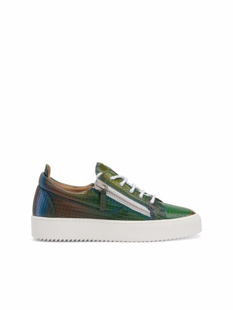 Gail iridescent-effect trainers