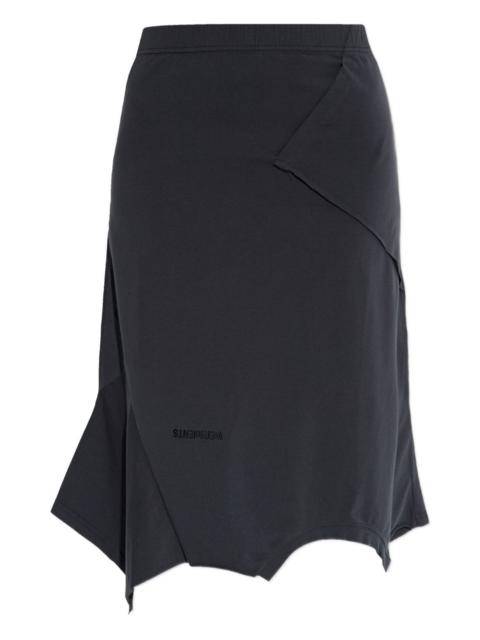VETEMENTS asymmetrical-hemline midi skirt
