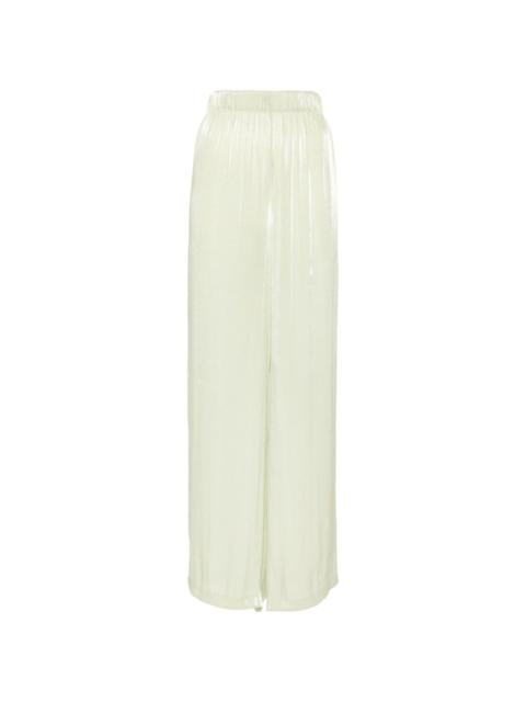 SIMKHAI georgette straight-leg trousers