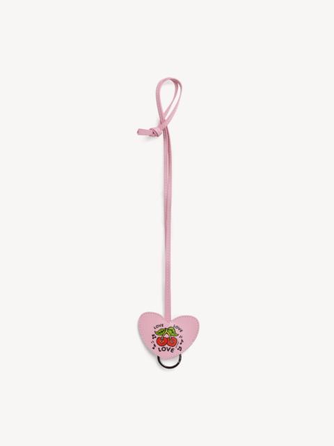 KENZO 'KENZO Loves' keyholder charm in leather