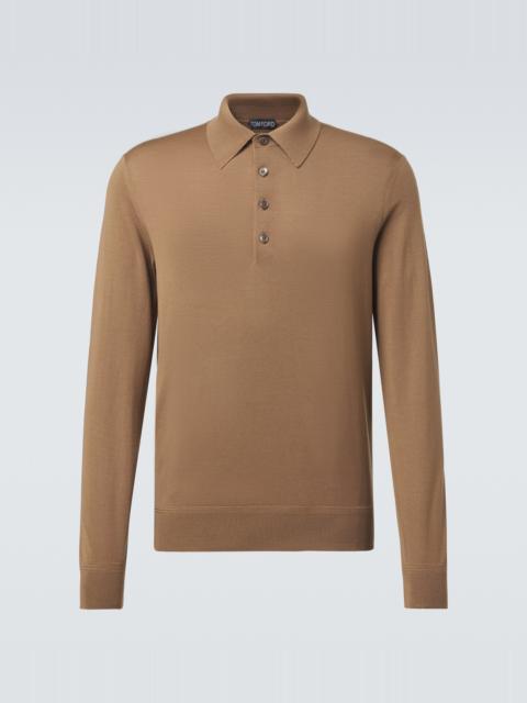 TOM FORD Wool gauge polo sweater