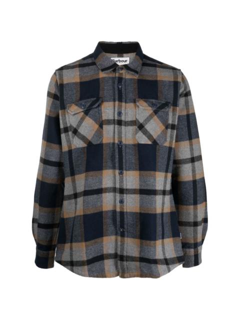 Rhobell check-print shirt