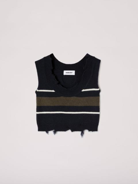 Ambush Dangled Rib Knit Vest