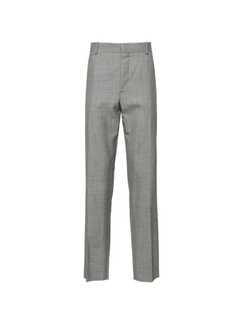 Alexander McQueen mid-rise wool tailored trousers