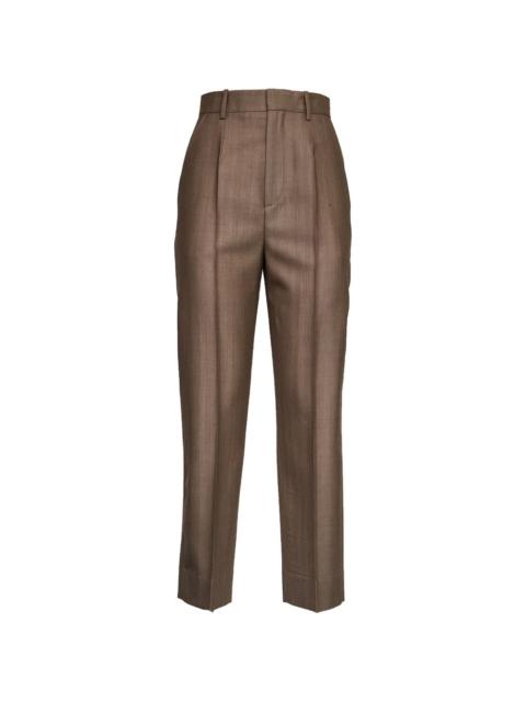 Victoria Beckham pressed-crease tailored trousers