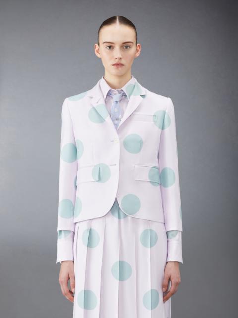 Thom Browne Silk Twill Polka Dot High Armhole Sport Coat