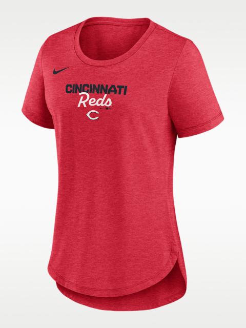 Nike Cincinnati Reds Arched Team Name Women's Nike MLB T-Shirt