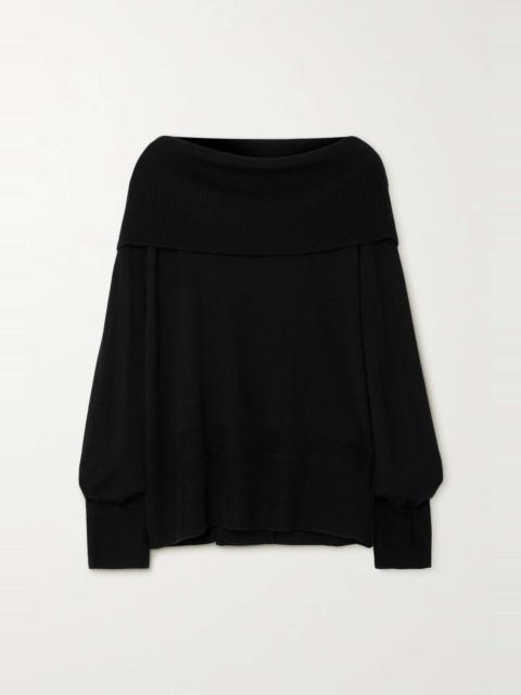 Leisure Tiglio off-the-shoulder wool sweater
