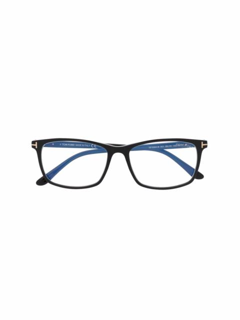 TOM FORD block rectangular glasses