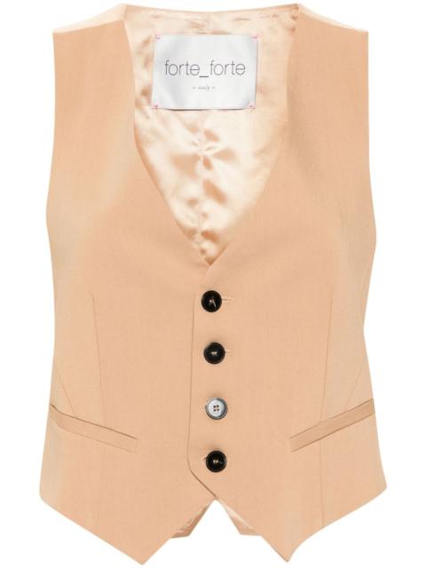 forte_forte satin-panelled waistcoat