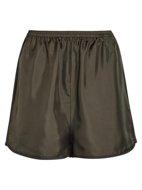 RÓHE Rohe Woven-trim Satin Shorts