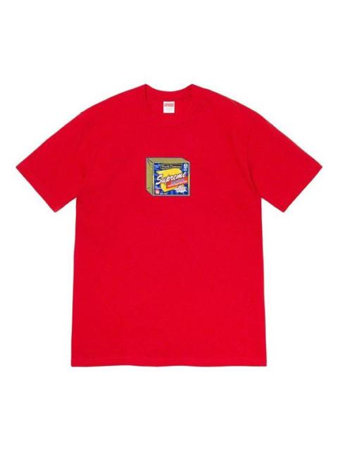 Supreme Supreme FW19 Week 7 Cheese Tee Printing Short Sleeve Unisex Red SUP-FW19-761