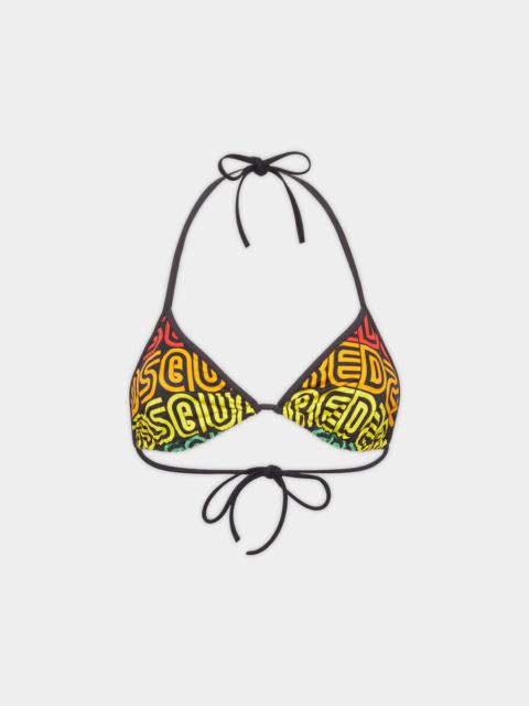 DSQUARED2 ALLOVER LOGO TRIANGLE TOP