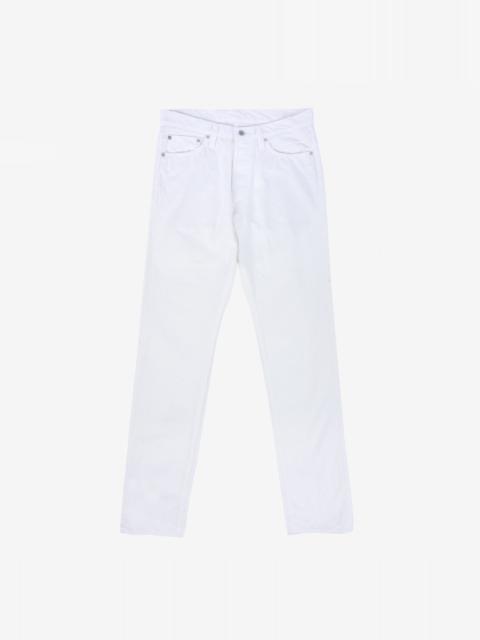 Iron Heart IH-888-WT 13.5oz Denim Medium/High Rise Tapered Cut Jeans - White