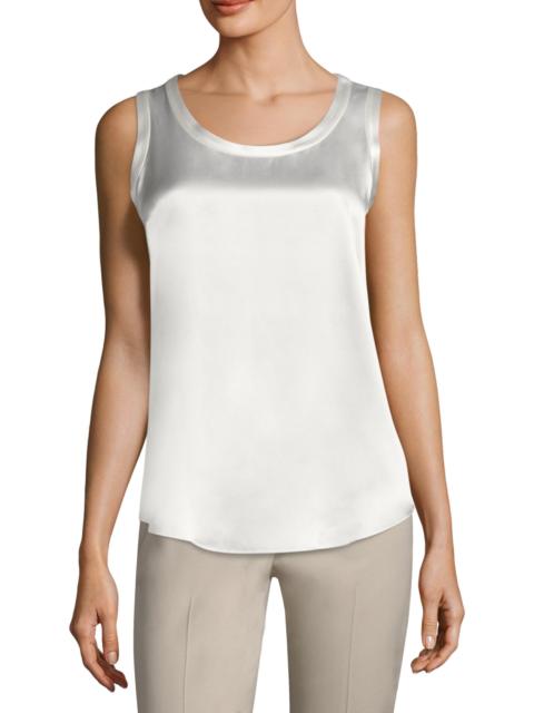 Lafayette 148 New York Women's Reversible Perla Tank - Cloud