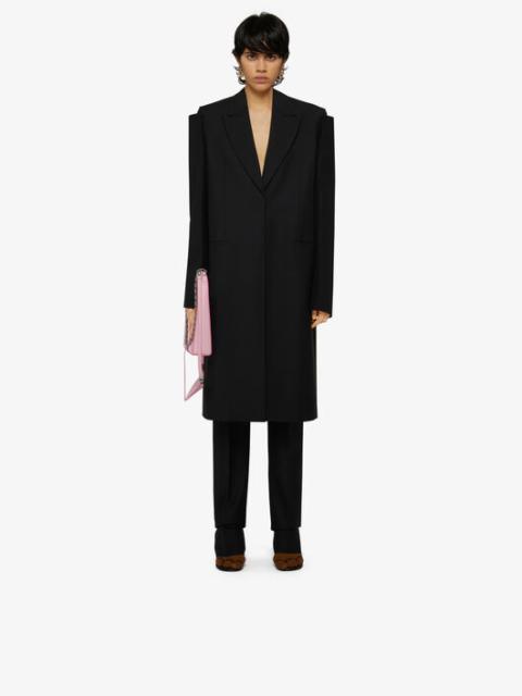 Givenchy OVERSIZED COAT IN WOOL AND MOHAIR