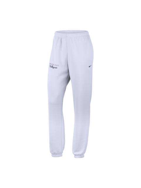 Nike (WMNS) Nike Golden State Valkyries French Terry Standard Cuffed Pants 'Amethyst Tint Black' IR0845-5
