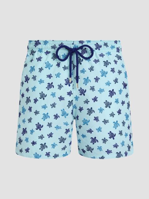Vilebrequin Men's Mistral Micro Ronde des Tortues Swim Shorts - Island Turtle