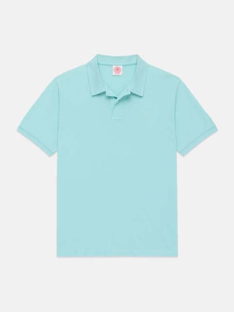 J. PRESS J. PRESS LIGHT BLUE ARCHIVAL CREST PIQUE POLO